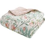 Prehozy na posteľ catherine lansfield ružovej farby s kvetinovým vzorom z polybavlny v zľave 