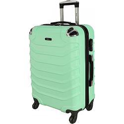 Zelený odolný cestovný kufor do lietadla "Premium" - veľ. M