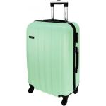 Pánske Veľké cestovné kufre zelenej farby z polykarbonátu v zľave 
