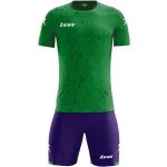 Futbalové dresy Zeus fialovej farby v športovom štýle z polyesteru s krátkymi rukávmi 