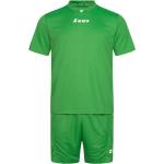 Futbalové dresy Zeus zelenej farby v športovom štýle z polyesteru s krátkymi rukávmi 