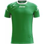 Futbalové dresy Zeus zelenej farby v športovom štýle s vyšívaným vzorom zo sieťoviny s okrúhlym výstrihom 