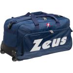 Pánske Športové tašky Zeus modrej farby z polyesteru na zips objem 90 l 