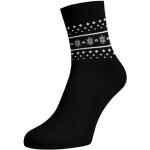 Pánske Ponožky čiernej farby z bavlny 46 na zimu 