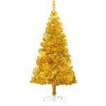Vianočné stromčeky zlatej farby z jedľového dreva v zľave 