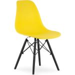 Stoličky žltej farby z bukového dreva 