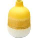 Vázy sass & belle žltej farby s kvetinovým vzorom z keramiky 