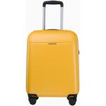 Malé cestovné kufre žltej farby na zips objem 32 l 