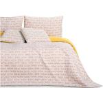 Prehozy na posteľ s jednofarebným vzorom z polyesteru 240x260 