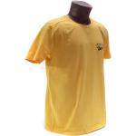 Pánske Tričká s krátkym rukávom Tony žltej farby v modernom štýle s okrúhlym výstrihom s krátkymi rukávmi 