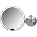 Zrkadlá Simplehuman oceľovo šedej farby z nehrdzavejúcej ocele 