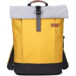 Školské batohy Zwei Benno žltej farby z polyesteru na zips objem 18 l 